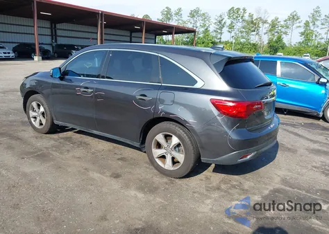 2014 Acura Mdx из США, поврежденный, VIN 5FRYD3H29EB010838
